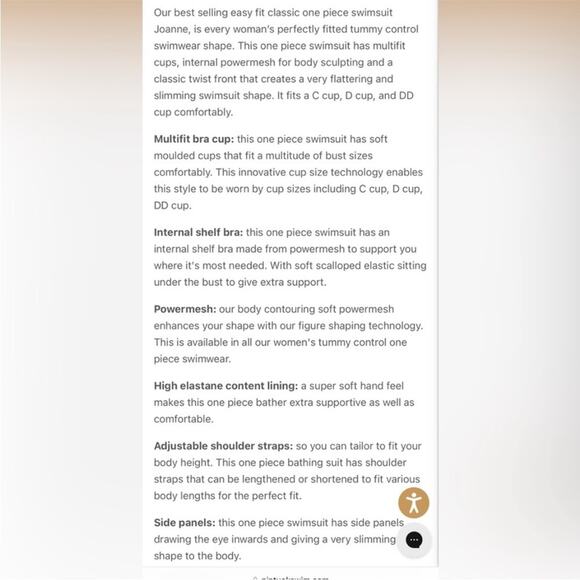 NIPTUCK Swim Green Oasis Isla “Joanne” C/D Padded Cup Wireless One-Piece 6 Small - Picture 9 of 9